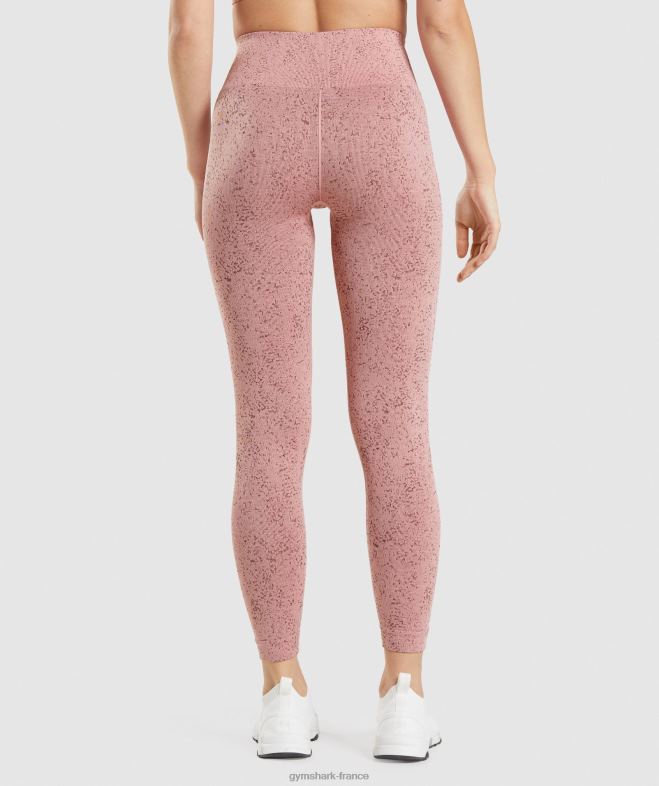 Gymshark adapter les leggings sans couture mouchetés minéral | paige rose femmes 6HF28321